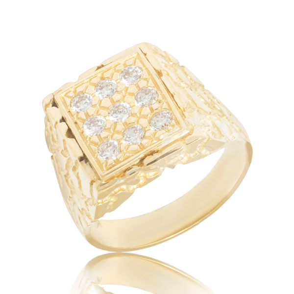 Imperial Gold Nugget Men's Ring