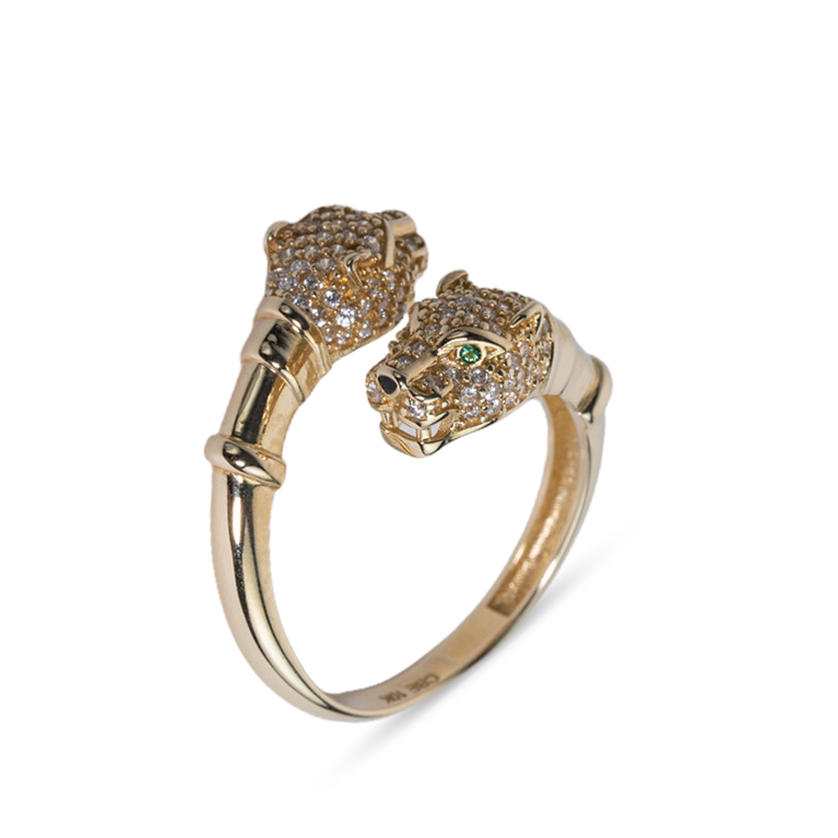 Jaguar Modern Gold Ring