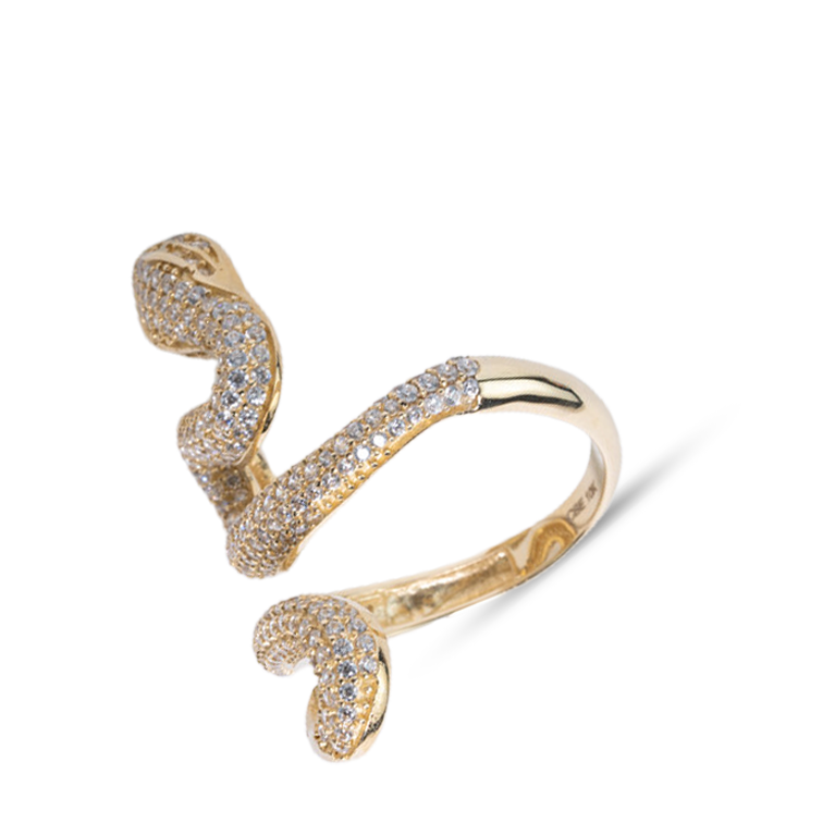 Serpentine Twist Ring