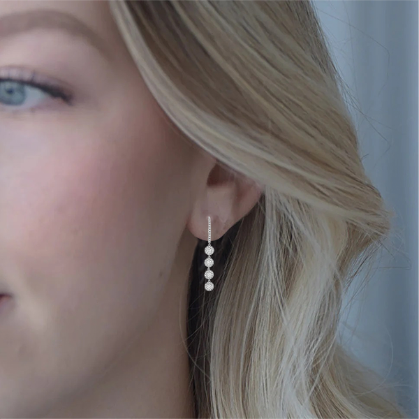 "Martini Cup" Diamond Earrings (0.95 Ct. Tw.) In Yellow or White Gold