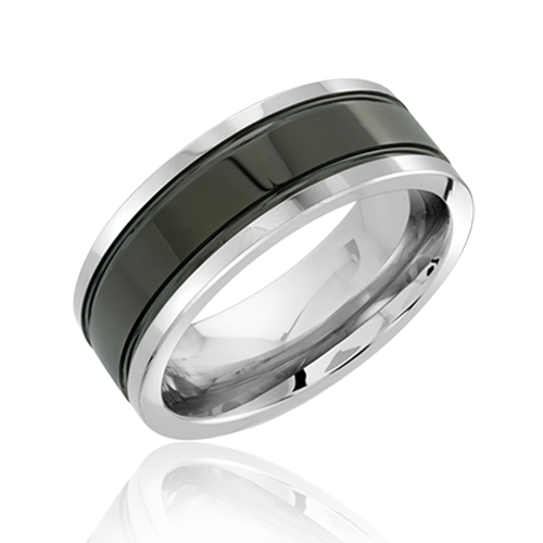 "Nightfall Eclipse" Tungsten Men's Ring 8mm