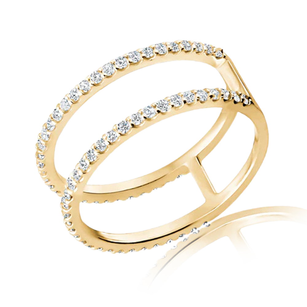 "Bliss" Diamond Twin Eternity Ring