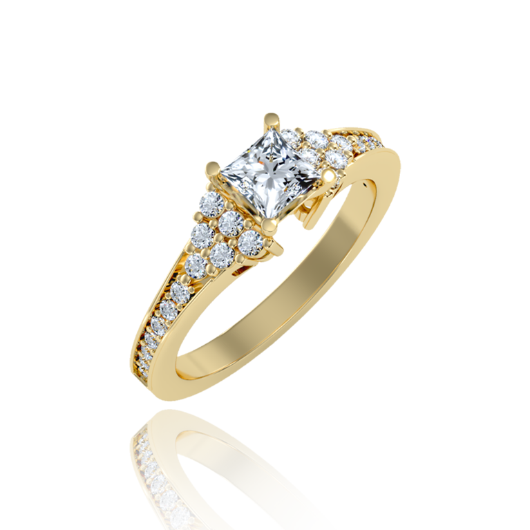 Luxury Brilliance In Yellow Gold ( 1 Ct. Tw. )