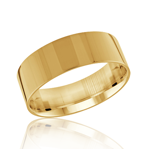 "Comfort Fit" Men's Wedding Band 8mm