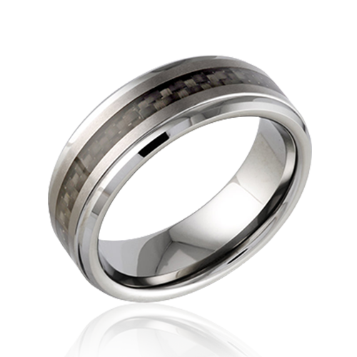 "Sleek Horizon" Tungsten Men's Ring 8mm