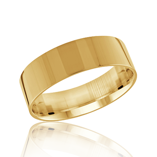 "Comfort Fit" Unisex Wedding Band 7mm