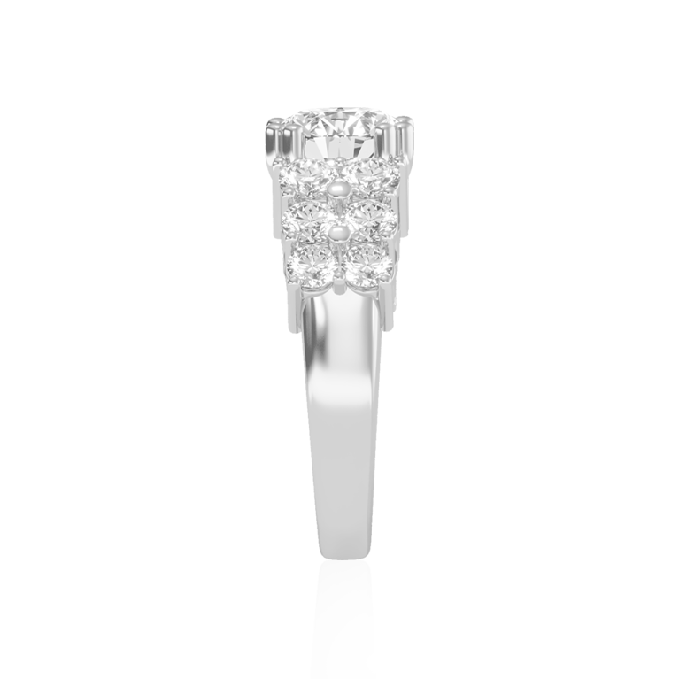 "Dreamscape" Lab Diamond Solitaire in White Gold ( 3Ct. Tw. )