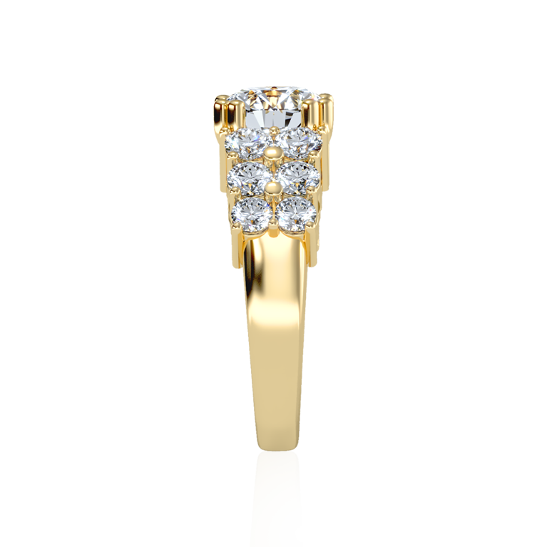 "Dreamscape" Solitaire in Yellow Gold ( 3Ct. Tw. )