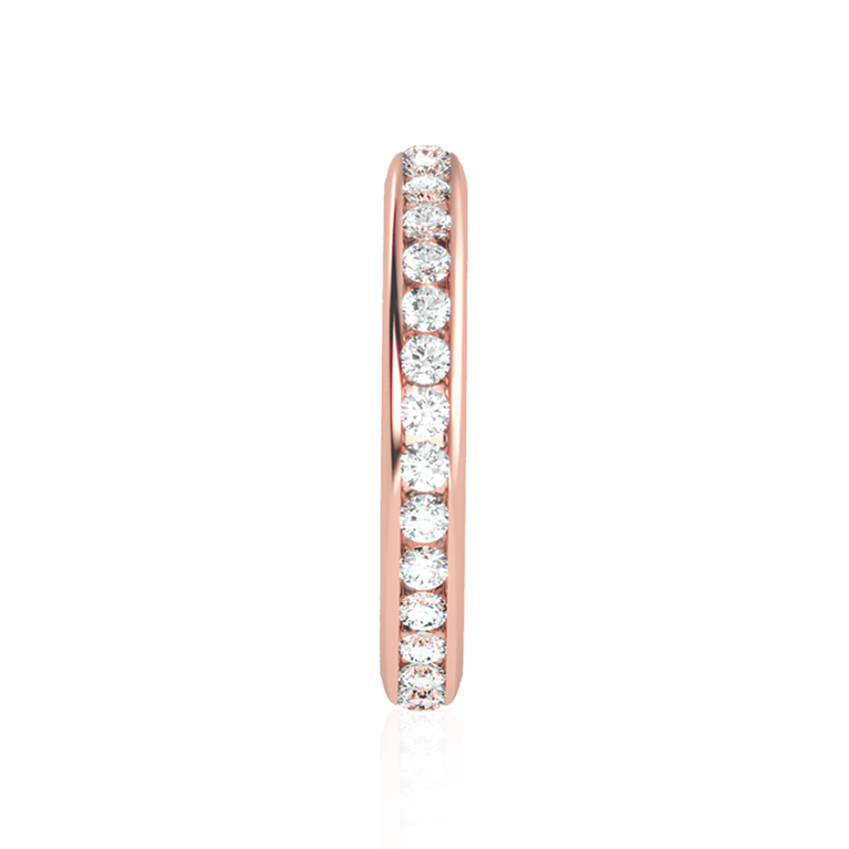 Allure Eternity Diamond Ring (1 to 5 Ct. Tw.) in Rose, Yellow, White Gold