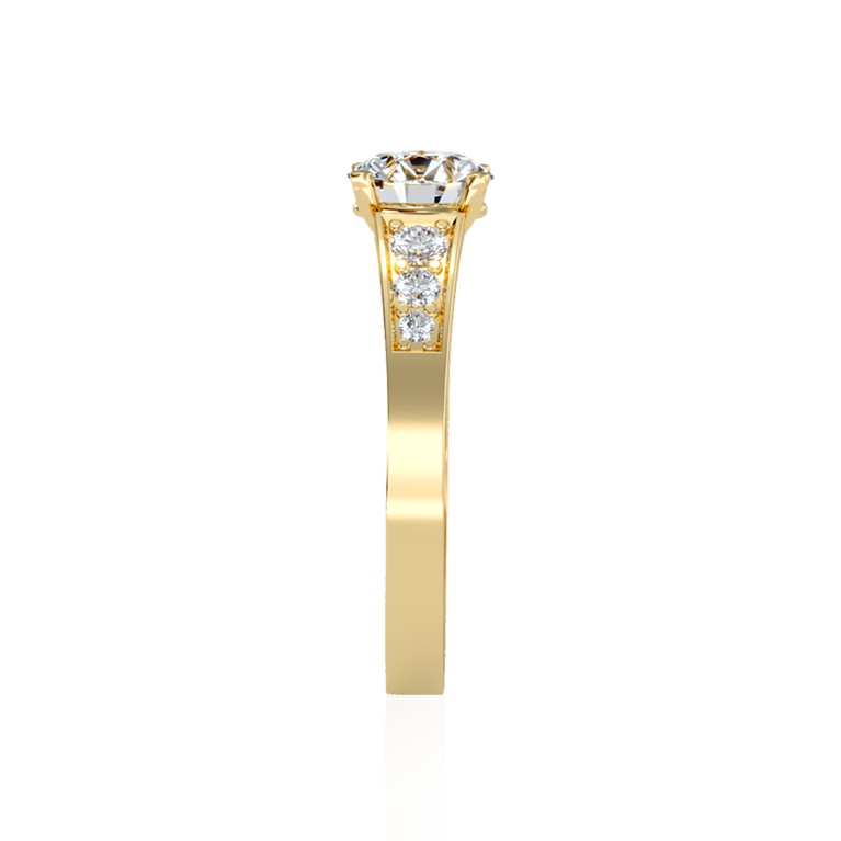 "Divine Solitaire Affection" in Yellow Gold ( 1.31 Ct. Tw. )