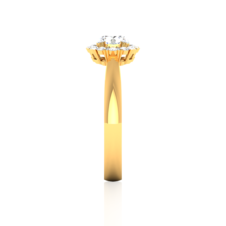 Glorious Brilliance Diamond Ring In Yellow Gold