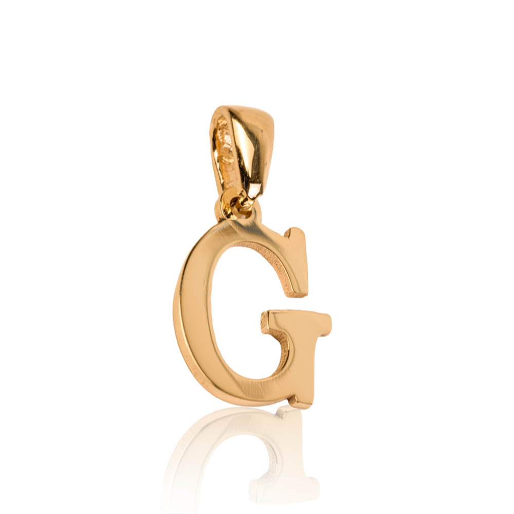 "Personalized Elegance" 10k Yellow Gold Initials (A to Z collection)