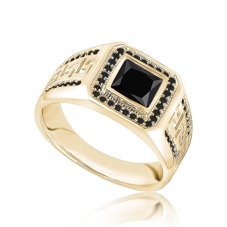 The Lucky 7 Men's Gold Ring