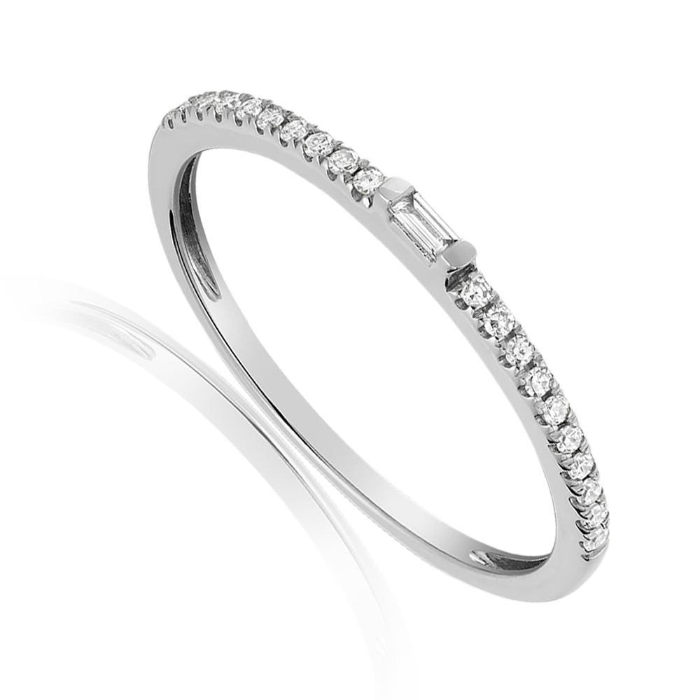 Baguette Stackable Diamond Ring