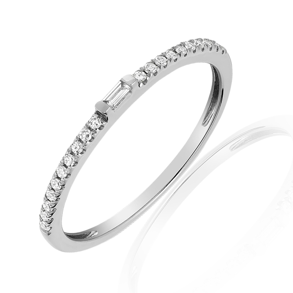 Baguette Stackable Diamond Ring