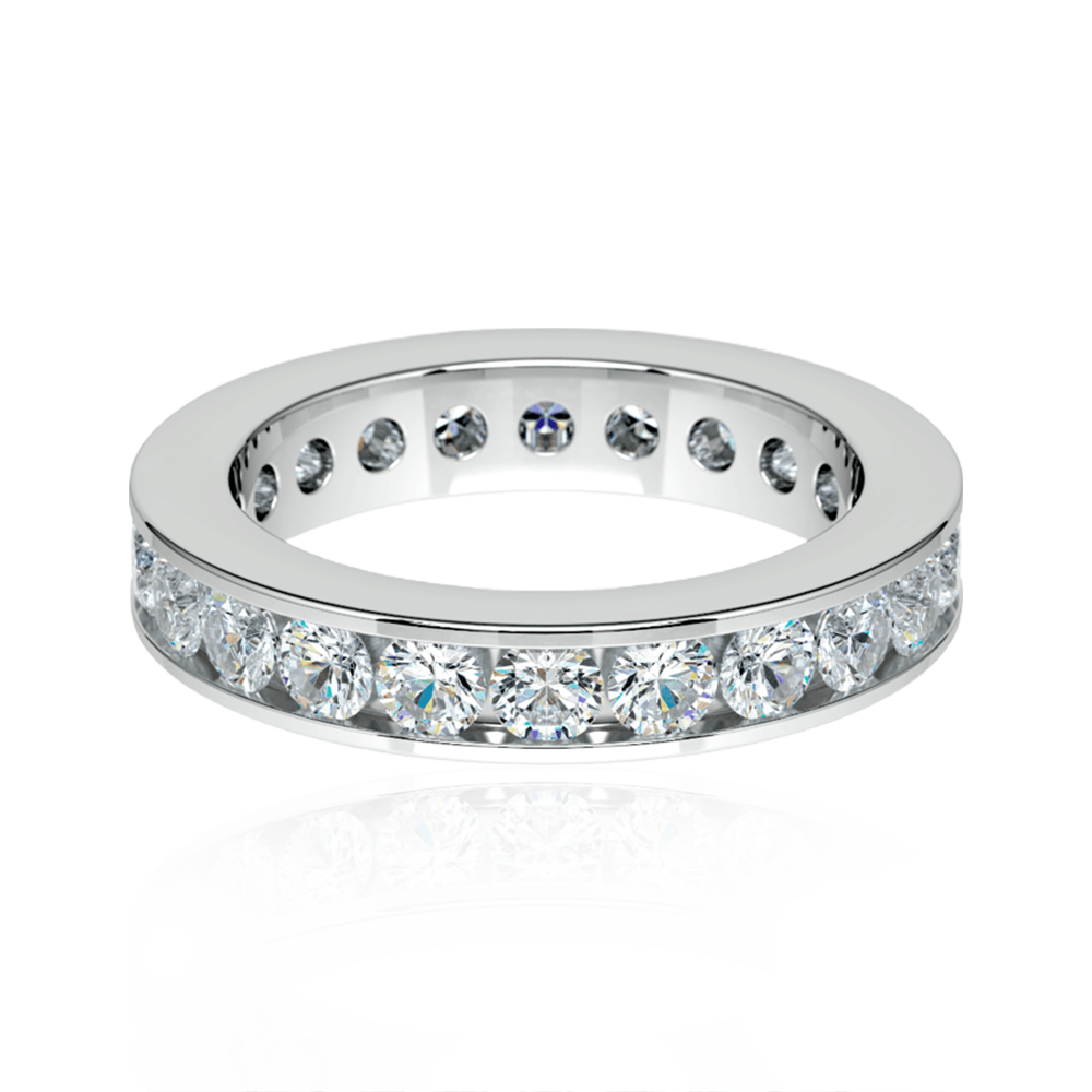 Channel Set Diamond Eternity Ring ( From 2 to 5 ct.tw. )