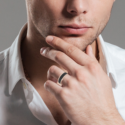 "DevineOra" Men's Wedding Ring, 8mm