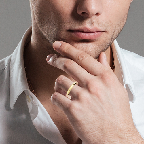 "Premium Harmony Fit" Unisex Wedding Band 3mm