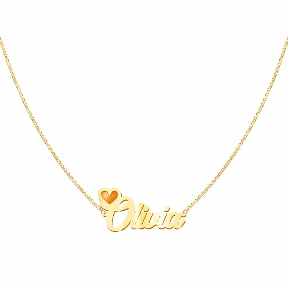 Personalized Heart Name Necklace