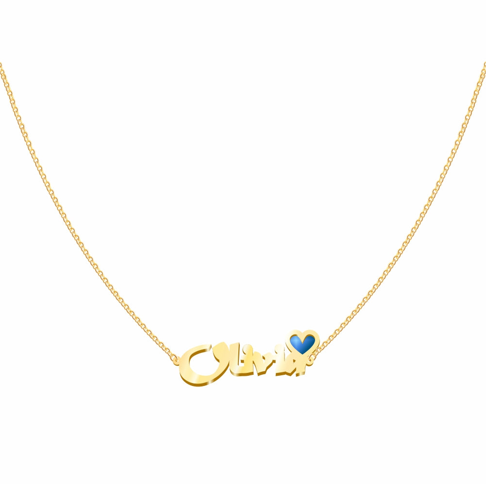 Personalized Heart Name Necklace