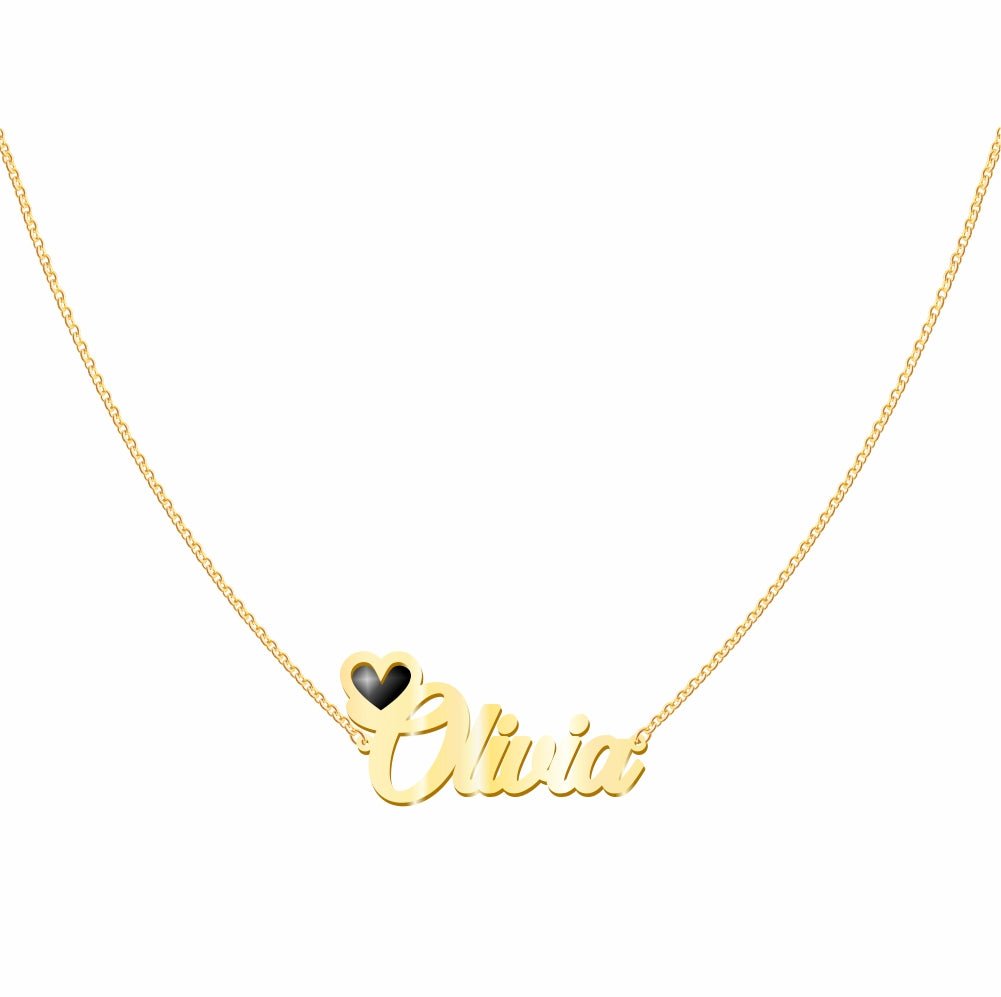 Personalized Heart Name Necklace