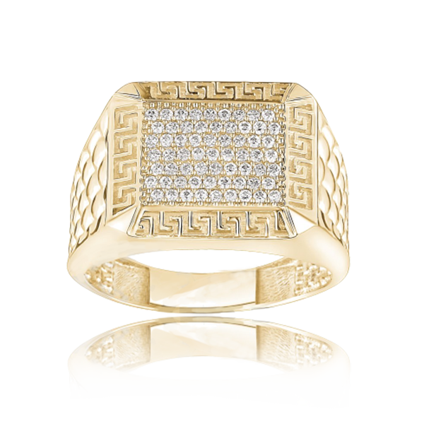 "Allure" Men's Gold Ring