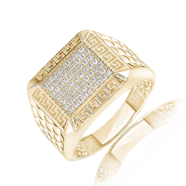 "Allure" Men's Gold Ring