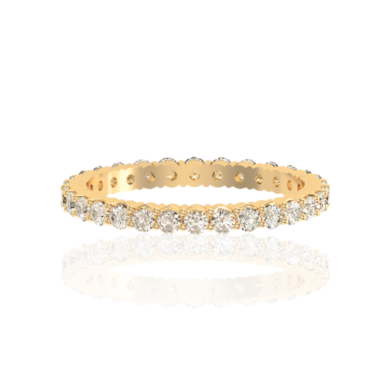 Vintage Eternity Band (1Ct. Tw.) in Rose, Yellow or White Gold