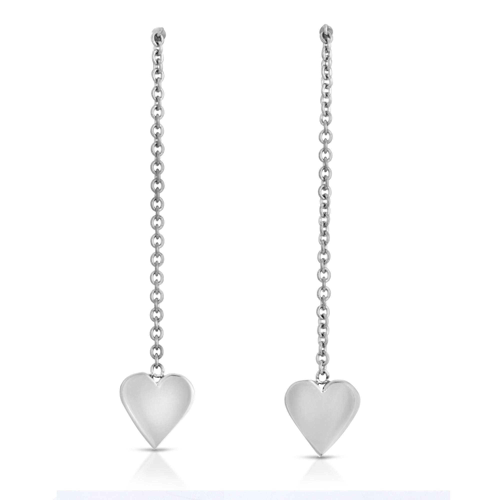 “Henriette” 14-karat Gold Heart Drop Earring