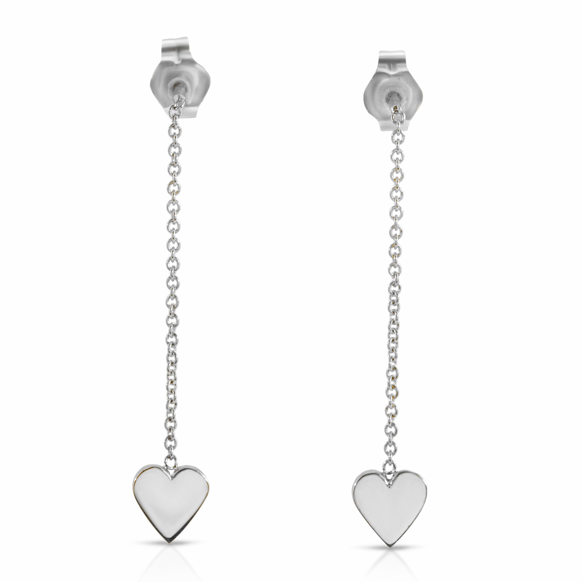 “Henriette” 14-karat Gold Heart Drop Earring