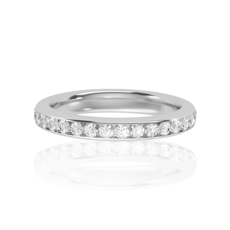 Allure Eternity Diamond Ring (1 to 5 Ct. Tw.) in Rose, Yellow, White Gold