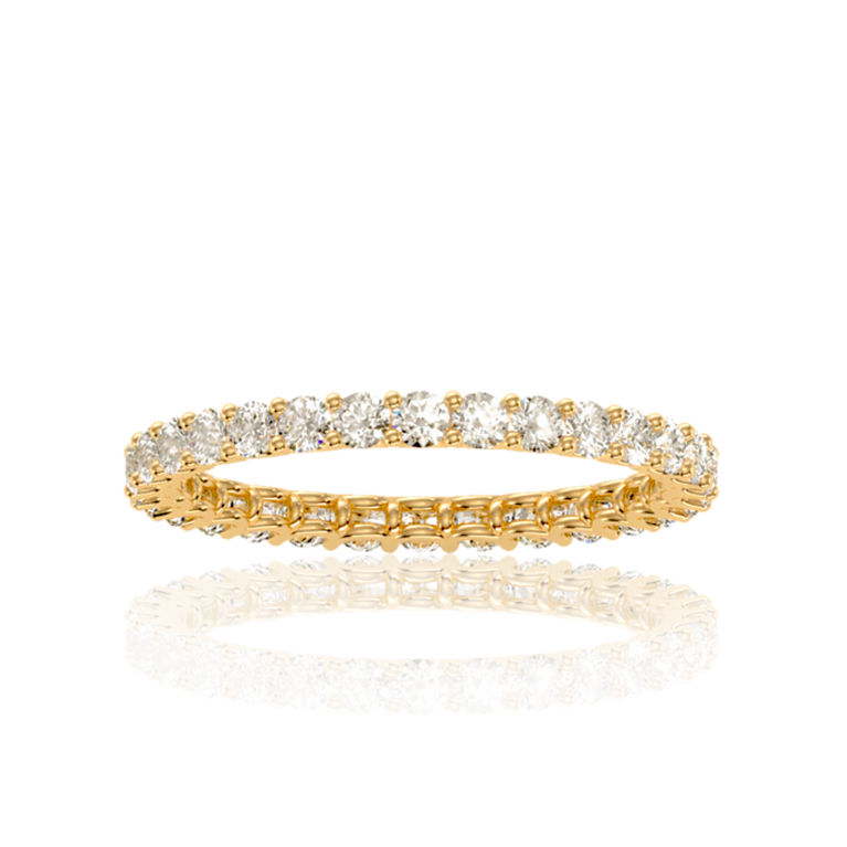 Riviera Diamond Eternity Ring In Rose Gold