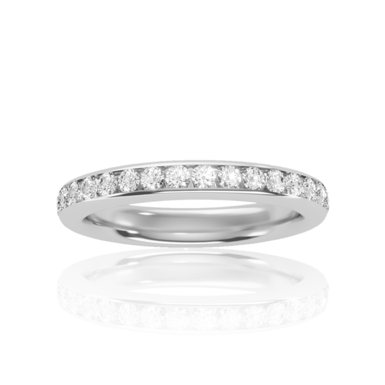 Allure Eternity Diamond Ring (1 to 5 Ct. Tw.) in Rose, Yellow, White Gold