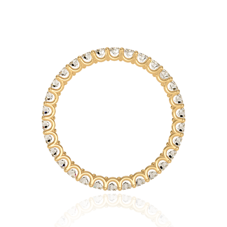 Riviera Diamond Eternity Ring In Rose Gold