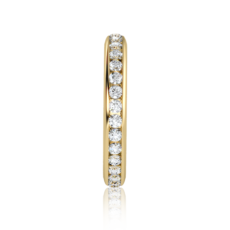 Allure Eternity Diamond Ring (1 to 5 Ct. Tw.) in Rose, Yellow, White Gold